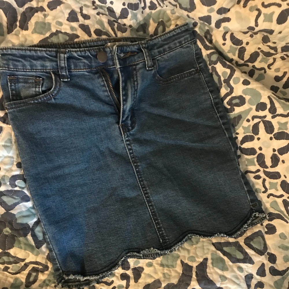 CUTEST JEAN SKIRT ON THE PLANET